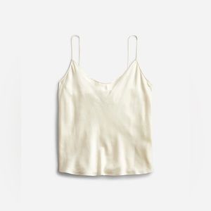 NWT J Crew Washable silk charmeuse camisole top